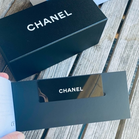 NEW Authentic CHANEL Sunglasses Box International Guarantee Cert/Card & booklet main image 6